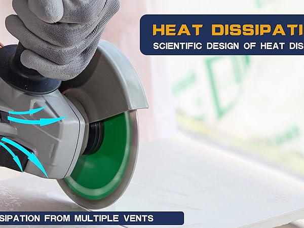 Angle grinder cordless battery lithium brushless motor cutting grinding cut tool power wood metal