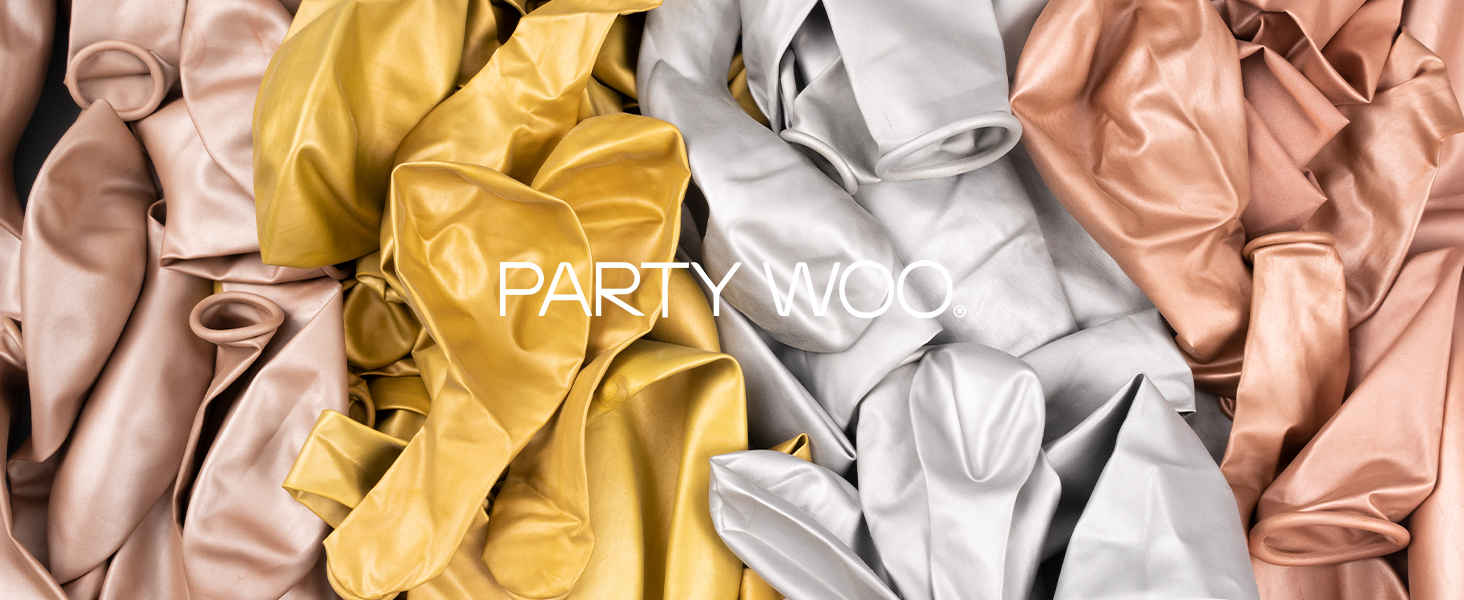 PartyWoo Gold Balloons