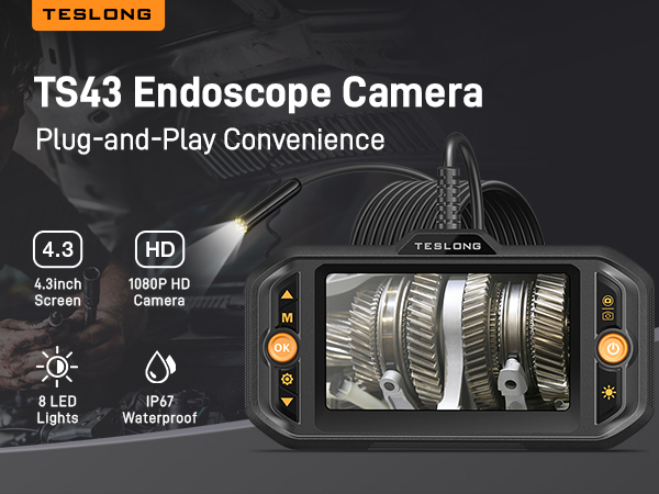 TS43 8mm Borescope Endoscope