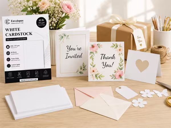Create greeting cards, invitations, thank-you cards, gift tags, cutouts, and paper decor