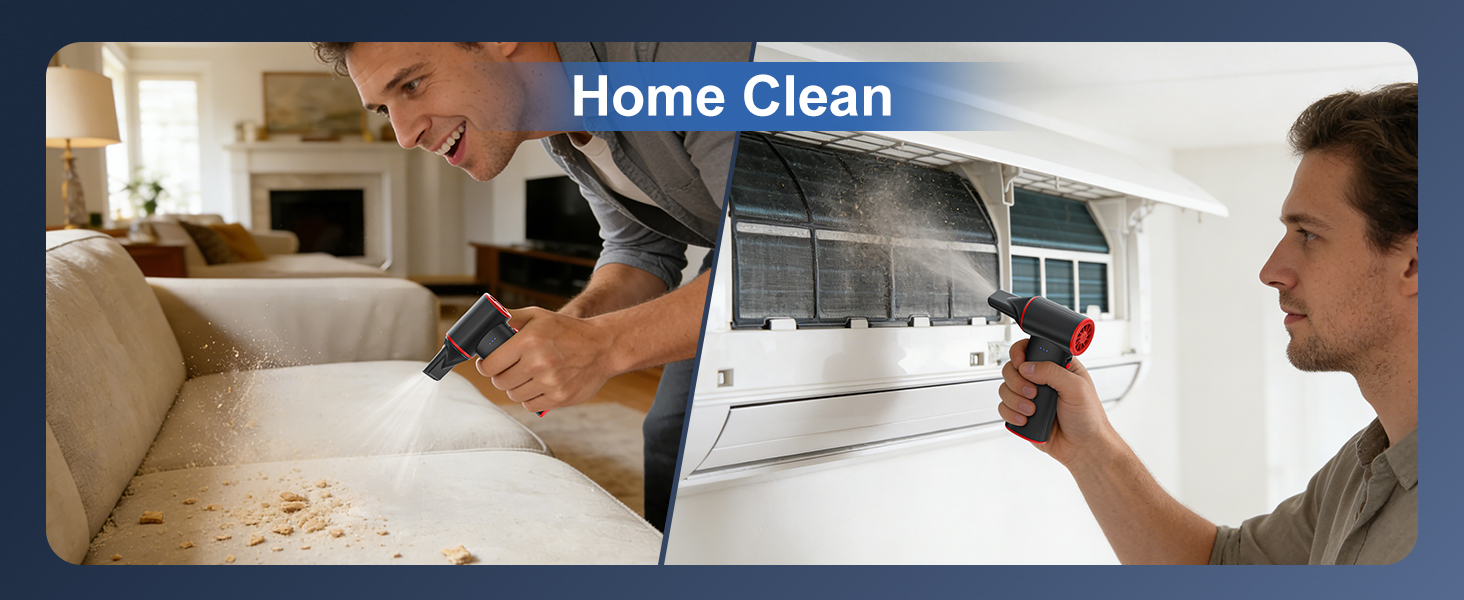 GOOLOO air duster wide applications: Household cleaning and dust removal