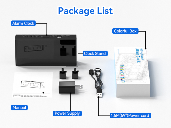 digital alarm clock for bedroom