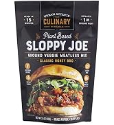 Urban Accents Sloppy Joe Plant Based Meatless Mix – Gluten Free Plant Based Protein & Seasoning B...