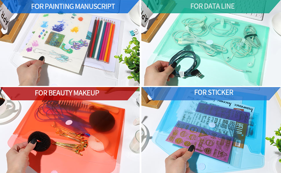 multipurpose plastic folder