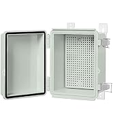 LeMotech ABS Junction Box Hinged Cover Stainless Steel Latch IP67 Waterproof Plastic Universal En...