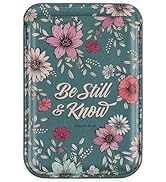 Christian Art Gifts Magnetic Phone Wallet for Women: Be Still Encouraging Scripture, MagSafe Comp...