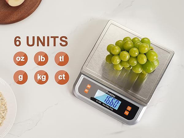 ATOGOU 66lb/30kg Commercial Large Digital Kitchen Scale