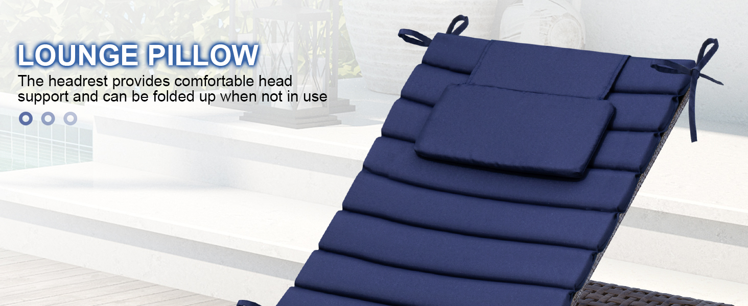 chaise lounge cushions outdoor