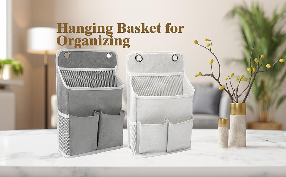 Hanging Baskets for Organizer. Wall Organizer. Wall Organizer with Pockets . Wall Hanging Storage.