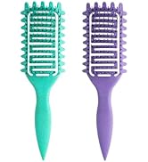 Curl Defining Brush,2024 Curly Hair Brush,Vented Hair Brush for Detangling, Shaping and Defining ...