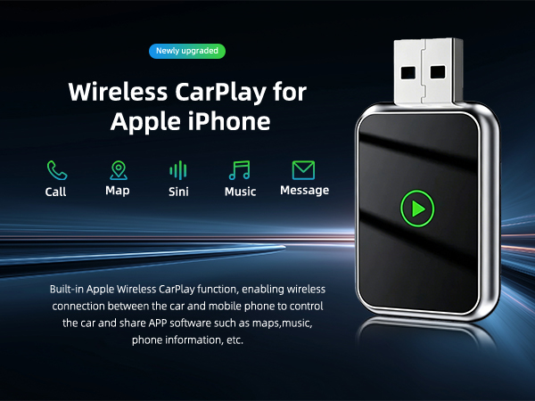 wireless carplay for apple iphone
