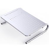 HUANUO Monitor & Laptop Stand - Metal Vented Riser for Screen, Laptops, Printers - Home & Office