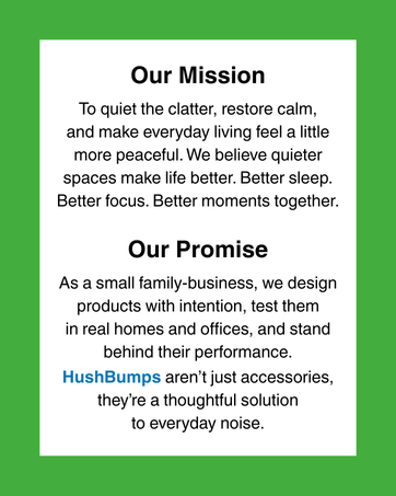 HushBumps mission statement and brand promise