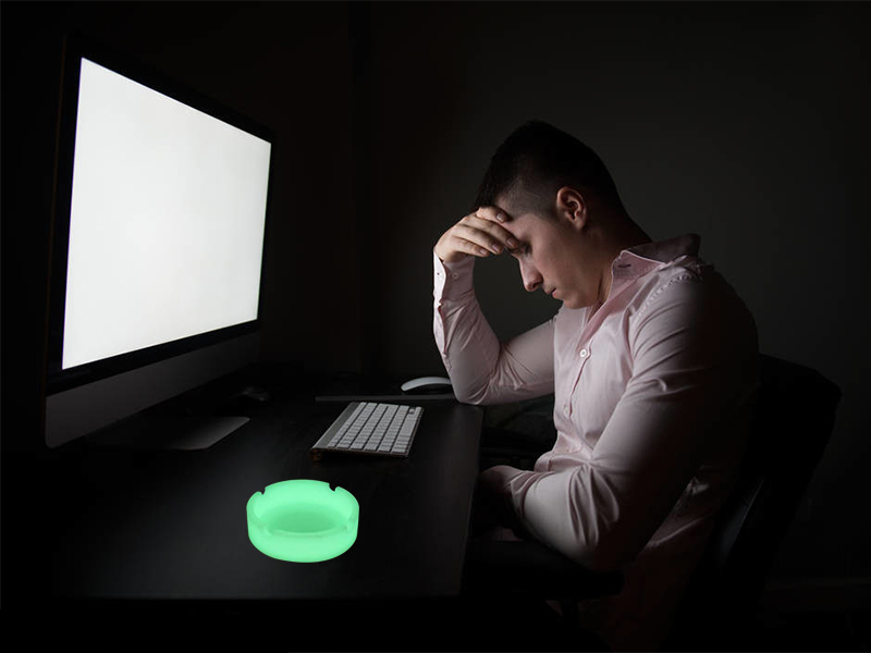 Luminous Silicone Ashtray