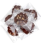 Druvian Cookie Bags 4x4 Inch Clear 200 Pcs, Self Seal Cellophane Bags Food Grade, Resealable Tran...