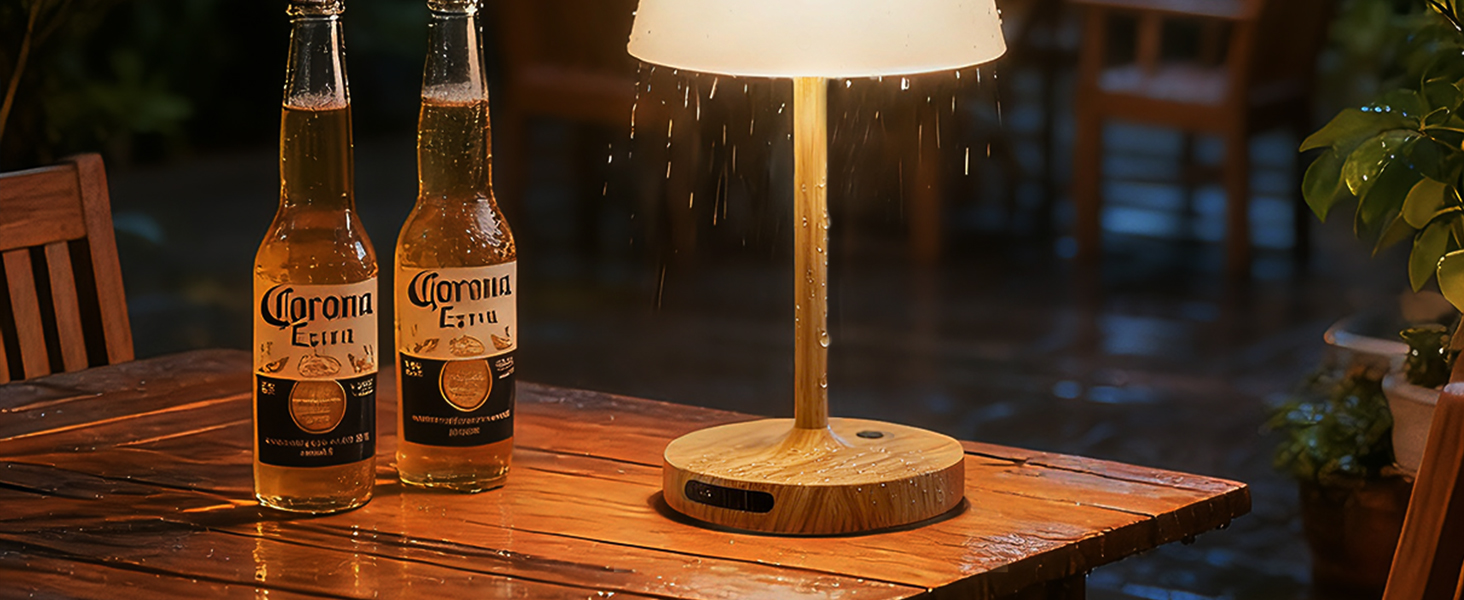WATERPROOF CORDLESS TABLE LAMP Light Up Any Space