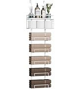 Aetyord Towel Racks for Bathroom Over The Door Towel Racks Towel Storage Organizer with Metal She...