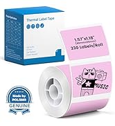 POLONO Genuine Thermal Labels for PM220S Label Makers, 1.57