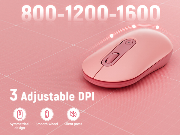 pink keyboard and mouse wireless