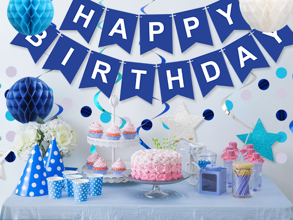 Blue Birthday Decorations