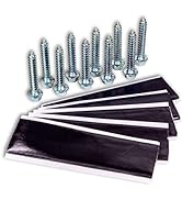 SatelliteSale Universal Roof Patch Kit, 10x Zinc Plated Lag Bolts and 5X Mastic Pitch Pads