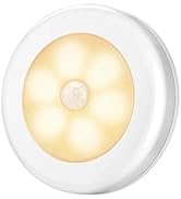 Gpmltring Motion Sensor Night Light, Portable LED Light, Cordless Lamp, Battery Operated Wall Sco...