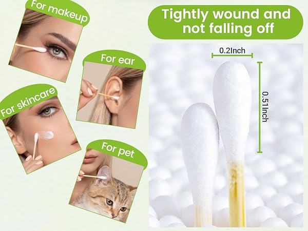 600PCS Cotton Swabs A+