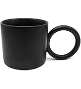 PEYZCNOK Ceramic Coffee with Large Handle, 12 Oz Porcelain Mug Tea Cup Dishwasher & Microwave Saf...