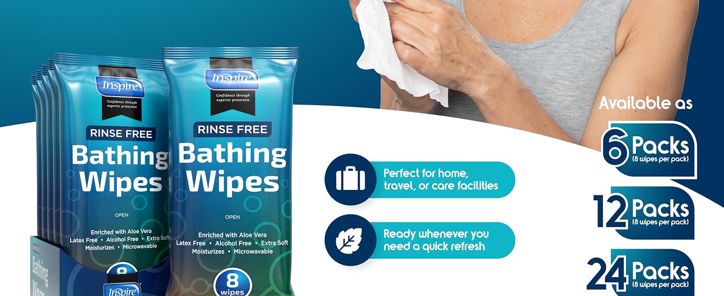 Bathing wipes