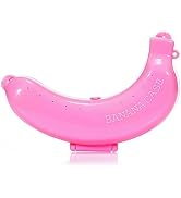 Mozff 1pc pink Banana Storage BPA-Free Outdoor Travel Case,Keep Fresh Keeper and Protector, Cute ...
