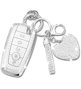 Car Key Cover for Ford, Soft TPU Protection Key Case Compatible With Ford Maverick Lincoln Fusion...