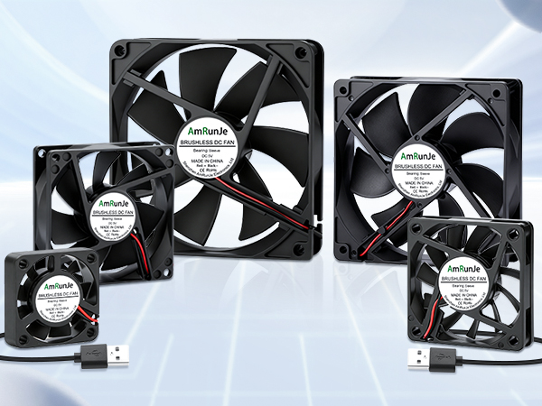 usb power fan 40mm 60mm 80mm 120mm 140mm 3inch 4inch 5inch cooling exhaust computer case helmet fan