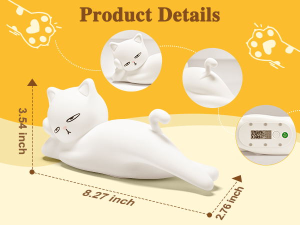 cute stuff weird stuff cool stuff cat night ight cat lamp