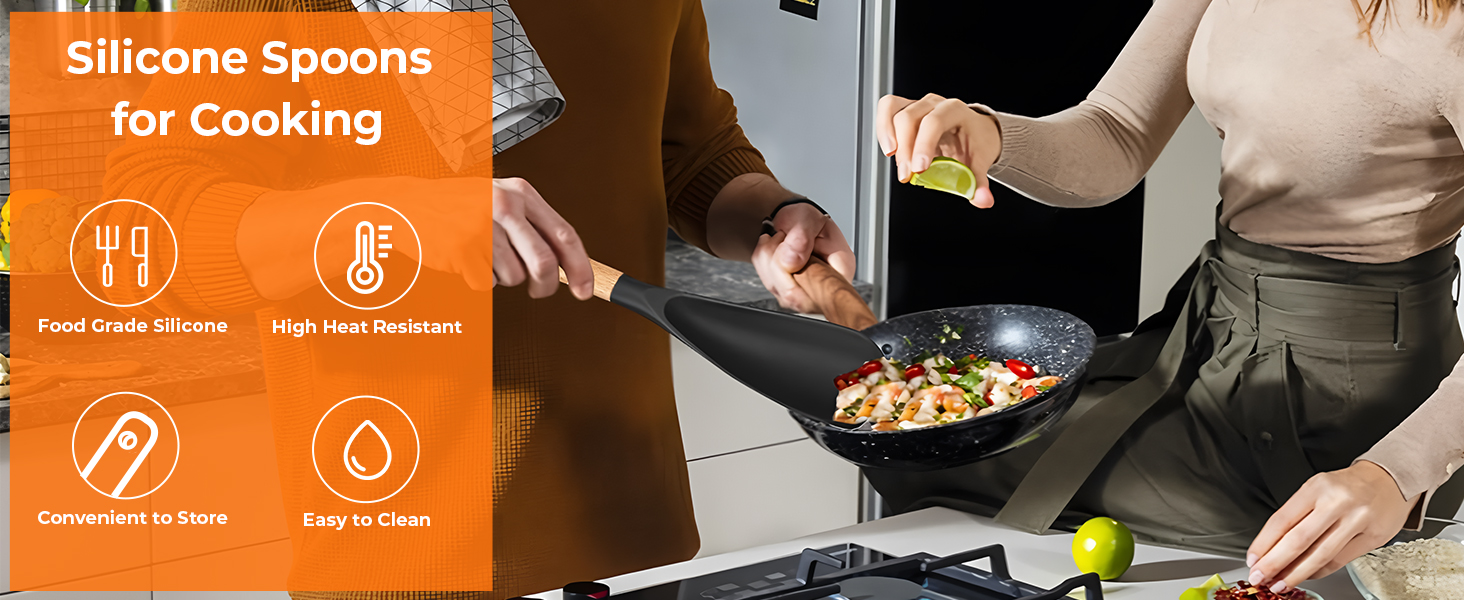 Multifunction Silicone Spatula Cooking Spoon