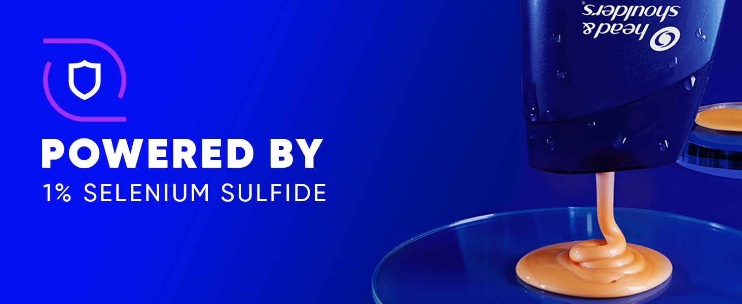 Powered by 1% selenium sulfide for effective and reliable dandruff treatment.