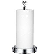 KASUNTO Paper Towel Holder (with Crystal Ball) Steel Paper Towel Holder countertop,Paper Towel Ho...
