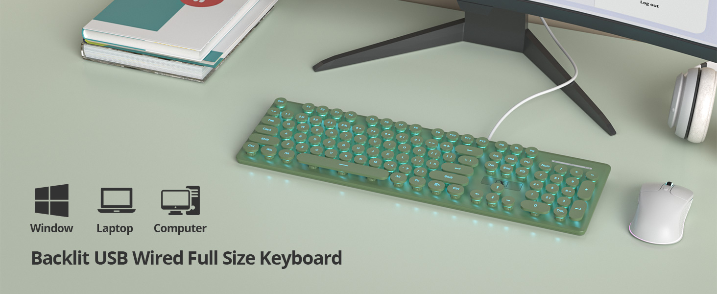 Wired Keyboard with Numeric Keypad