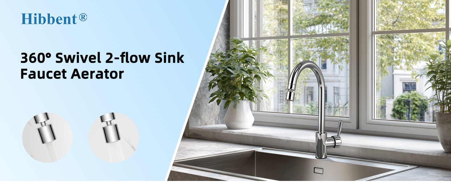 2 water flow modes Faucet Aerator