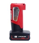 Compatible with all Milwaukee M12 12V battery packs