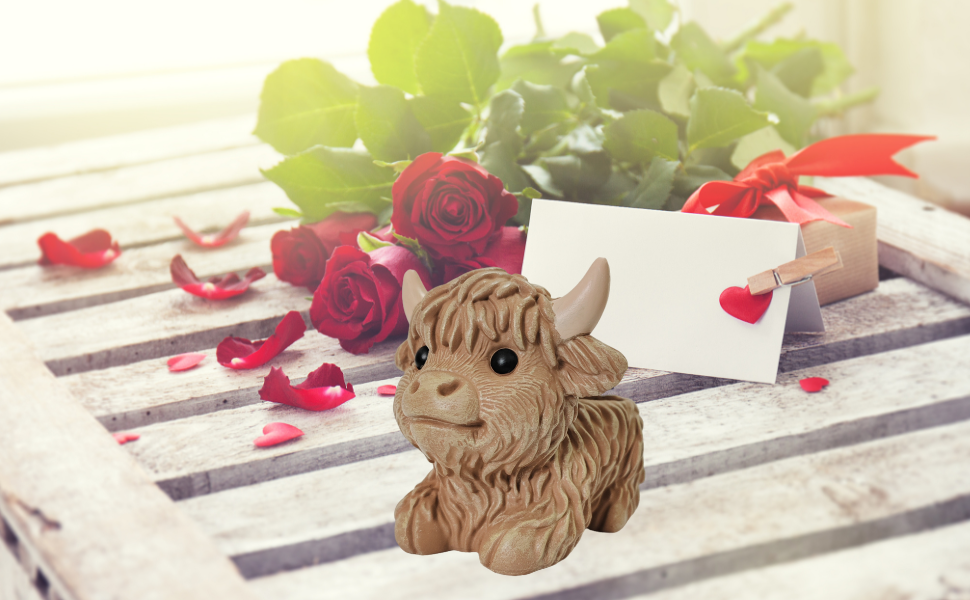 Highland cow planter B
