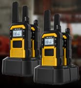 Retevis RB48 Heavy Duty Walkie Talkies, Waterproof Two Way Radio, Advanced Triple Proof, 2000 mAh...
