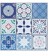 Art3d 3D Peel and Stick Wall Tile,30 * 30cm EVA Talavera Mexican Wall