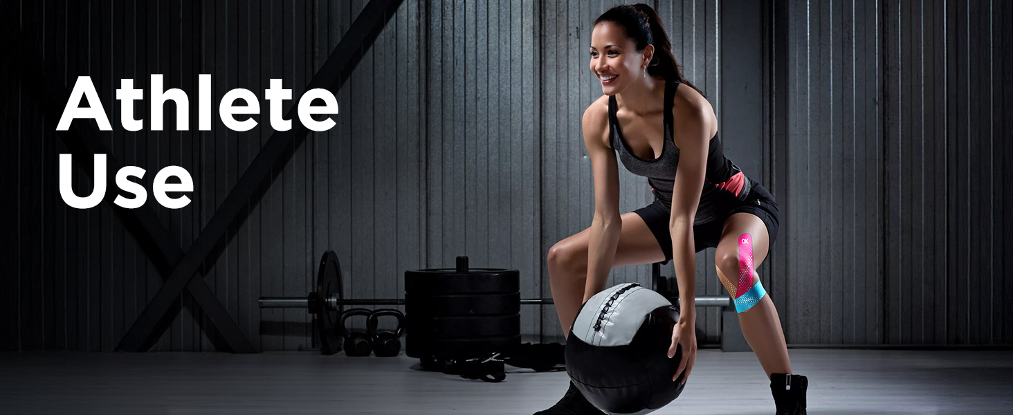 Athletic kinesiology tape