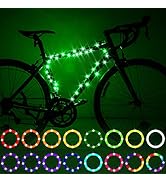 Waybelive LED Bike Frame Lights, Remote Control Bicycle Frame LED Light, 16 Color Change by Yours...