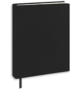KICNIC Black Book Covers 1 Pack, 6