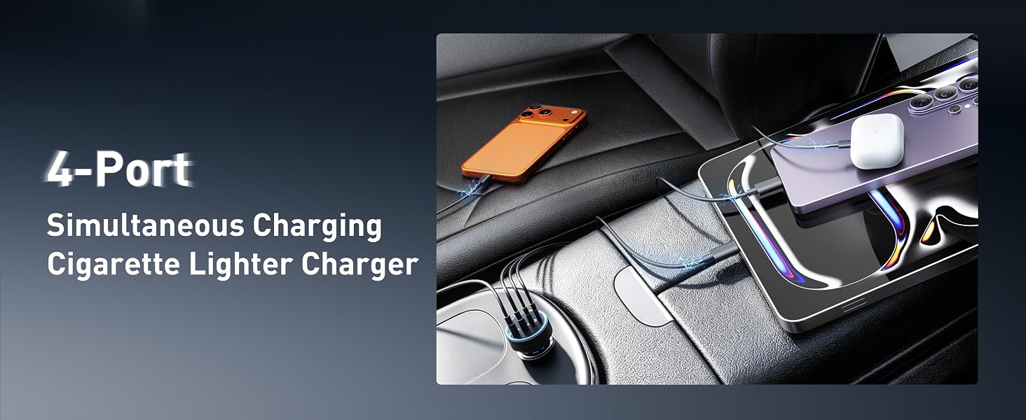 car charger multiple ports