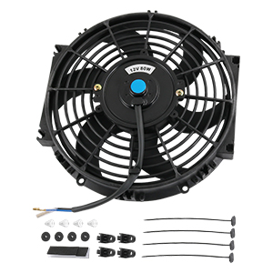 10'' Black Electric Radiator Cooling Fan