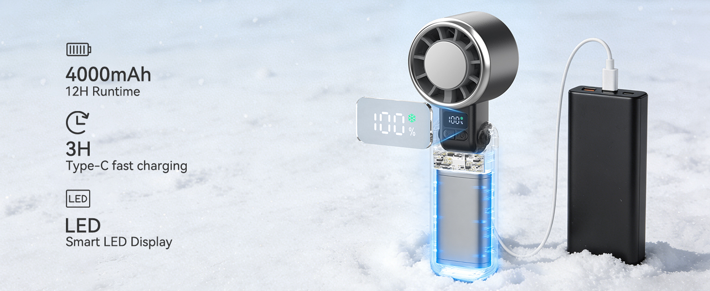 hand held fan rechargeable
