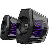 Edifier G2000 Pro 2.0 RGB Gaming Speakers with 64W Peak Power, Virtual 7.1 Surround Sound, 270° T...