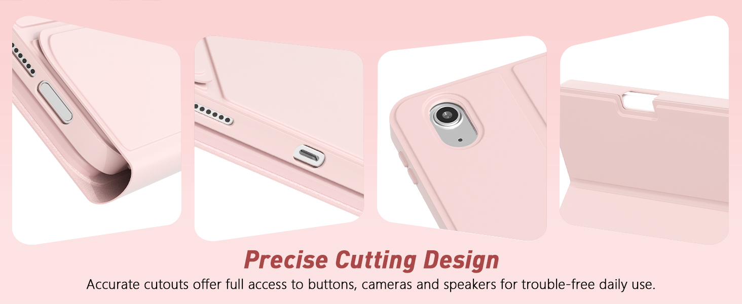 for iPad 11th (A16, 2025)/10th Generation Case with Keyboard